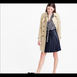 Leather J Crew skirt